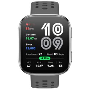 Smartwatch AMAZFIT Bip 6 Bluetooth 46mm AMOLED Szary (PL)
