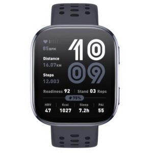 Smartwatch AMAZFIT Bip 6 Bluetooth 46mm AMOLED Czarny (PL)