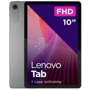 Tablet LENOVO Tab 10.1" 4/128 GB LTE Wi-Fi Szary + Etui (PL)